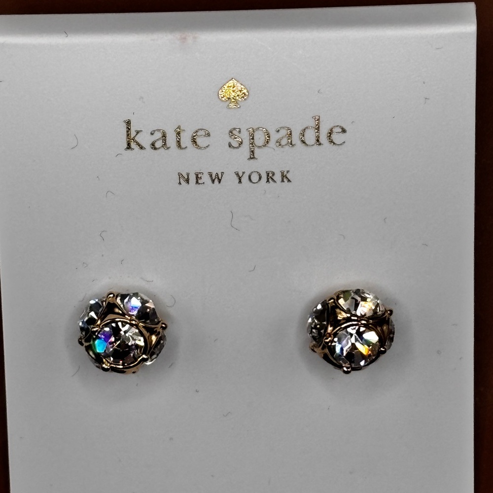 kate spade gold stud earrings